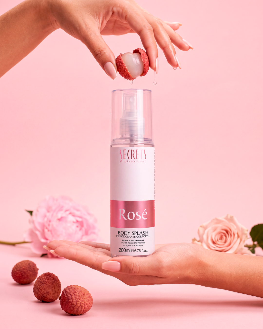 Kit 2 Body Splash Girl & Rosé 200ml – Secrets Professional