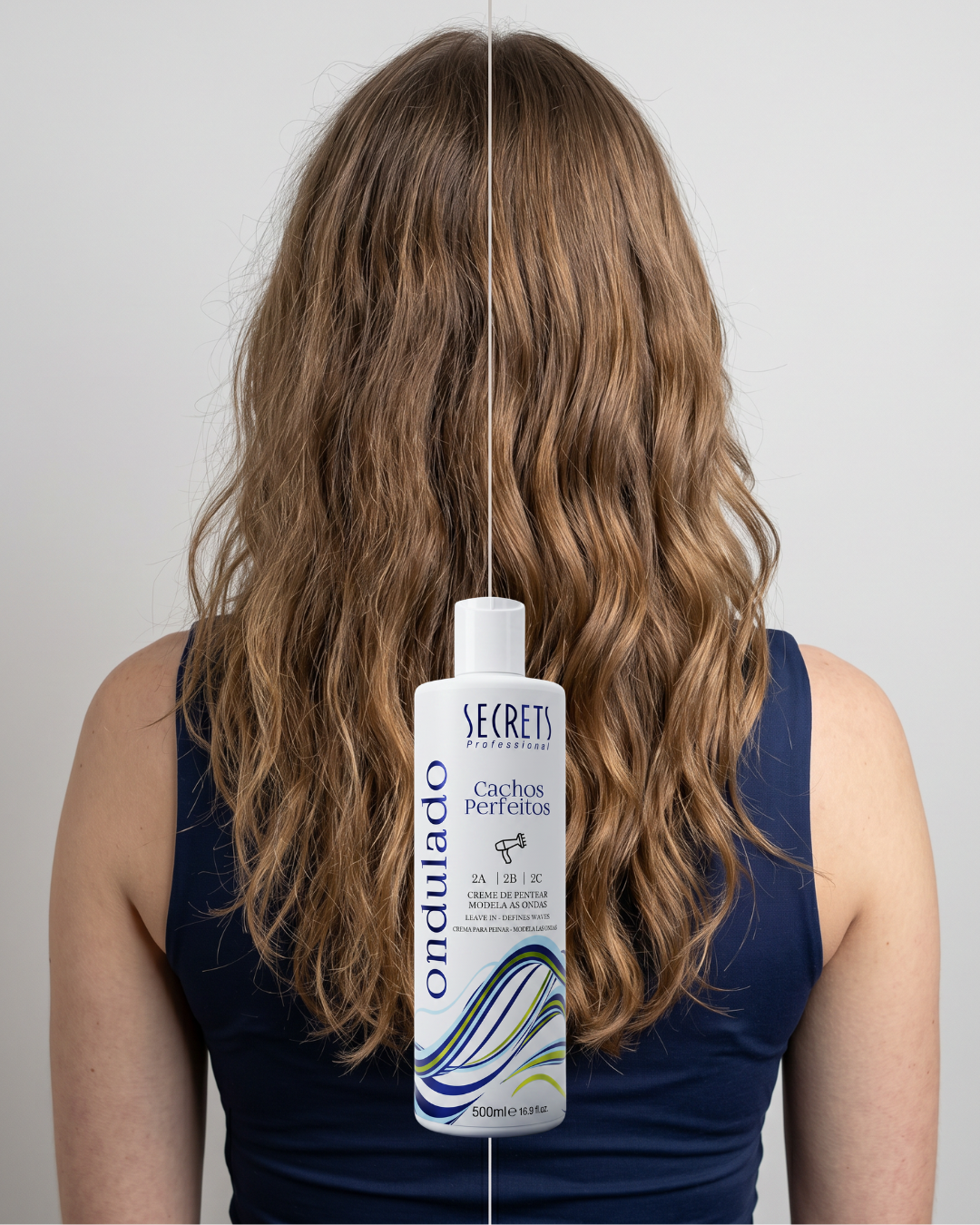 Creme de Pentear Ondulado 500ml Cachos Perfeitos - Secrets Professional