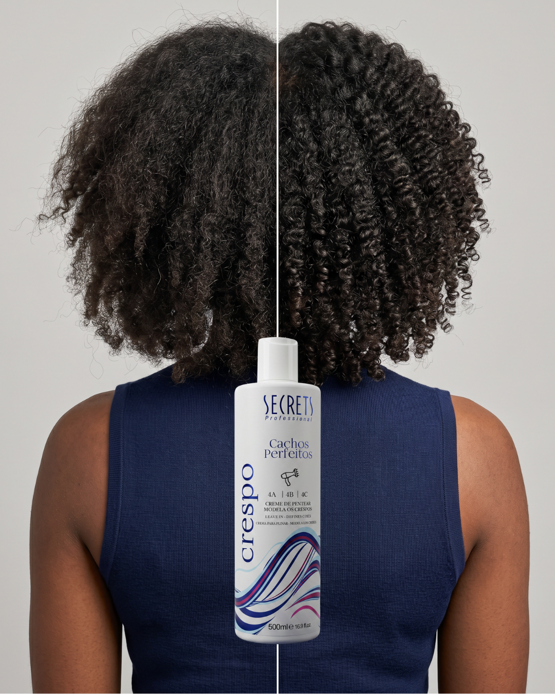 Creme de Pentear Crespo 500ml Cachos Perfeitos - Secrets Professional