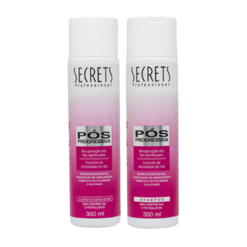 Kit Shampoo e Condicionador Pós-Progressiva - Secrets Professional