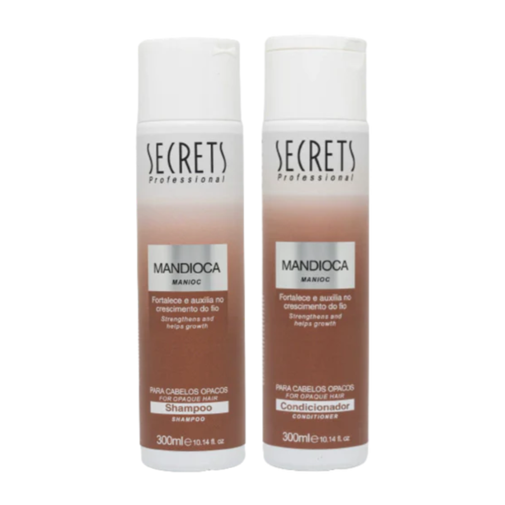 Kit Shampoo e Condicionador Mandioca - Secrets Professional