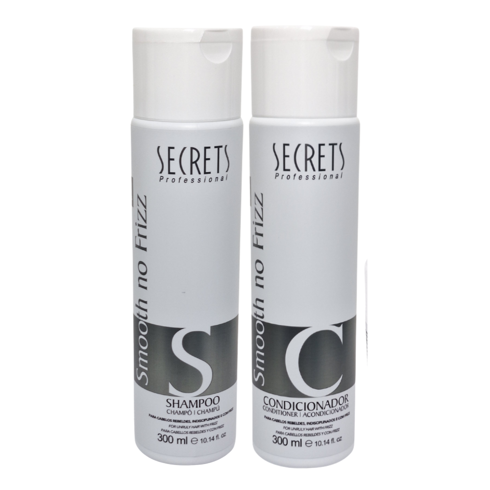 Kit Shampoo e Condicionador Smooth no frizz - Secrets Professional