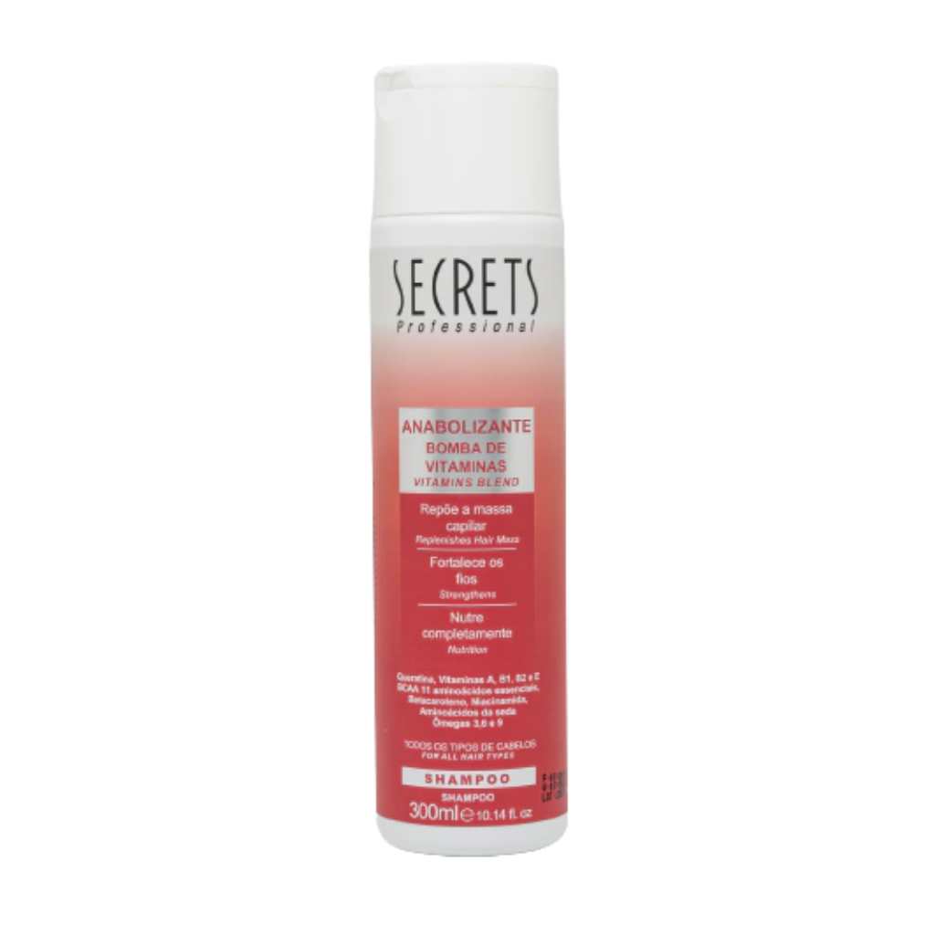 Shampoo 300ml Anabolizante Capilar - Secrets Professional