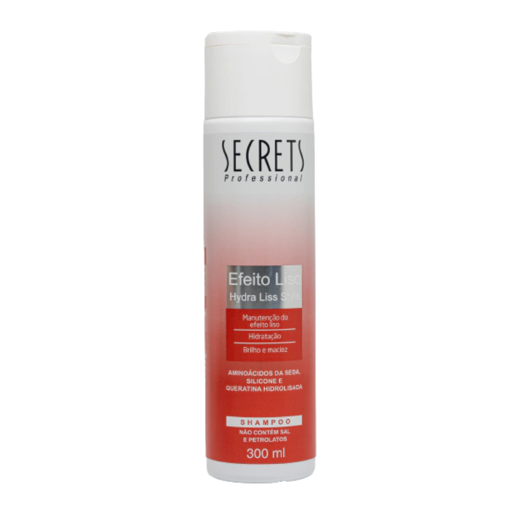 Shampoo 300ml Efeito Liso - Secrets Professional