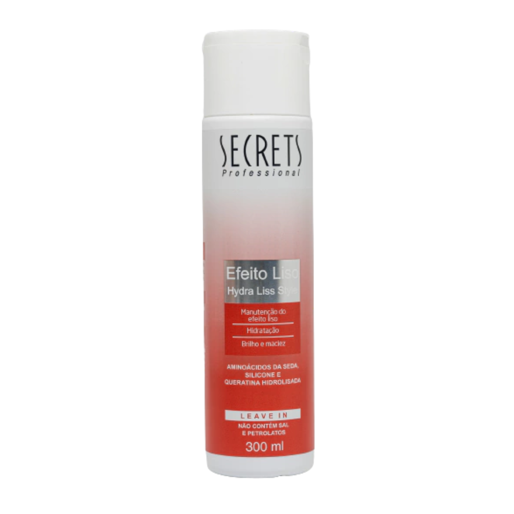 Leave-in 300ml Efeito Liso - Secrets Professional