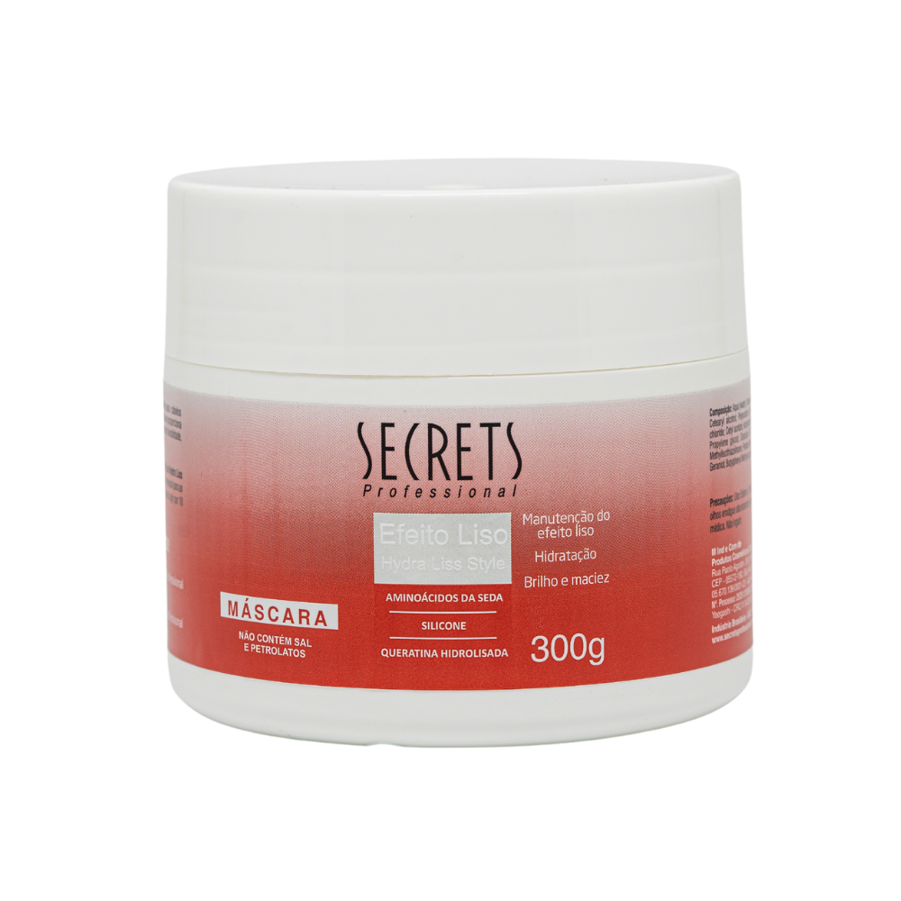 Máscara 300g Efeito Liso - Secrets Professional