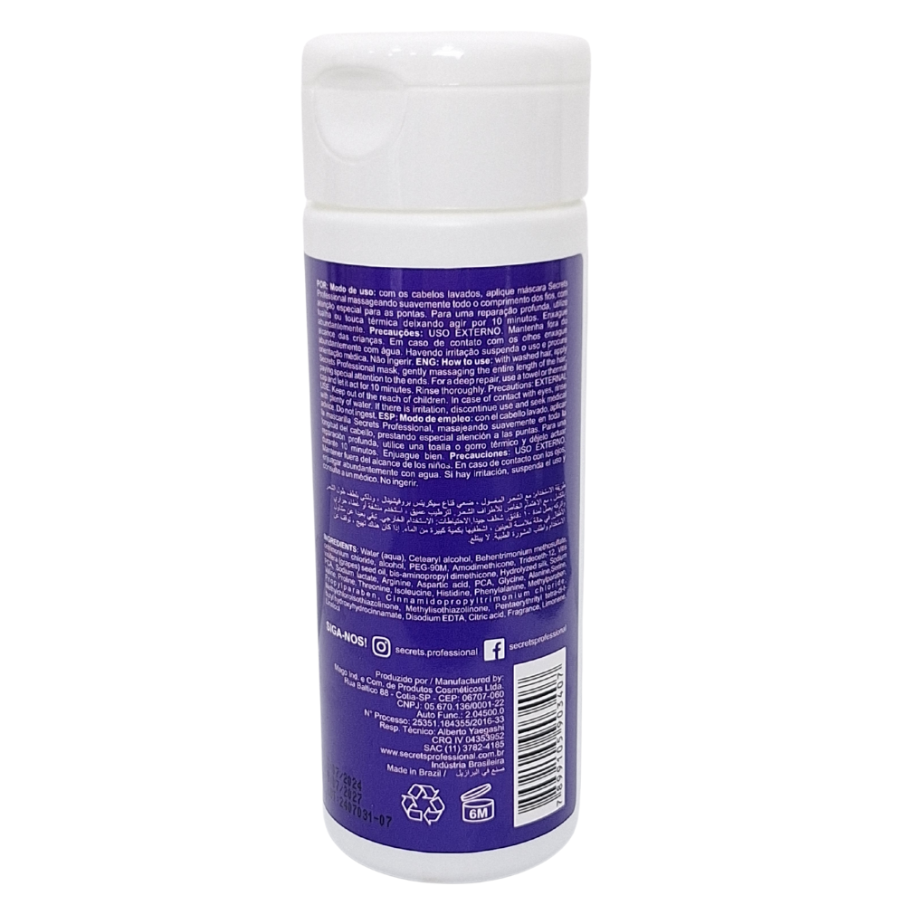 Máscara de Hidratação 150g Milagrosa - Secrets Professional