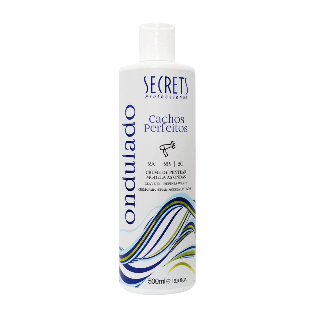 Creme de Pentear Ondulado 500ml Cachos Perfeitos - Secrets Professional