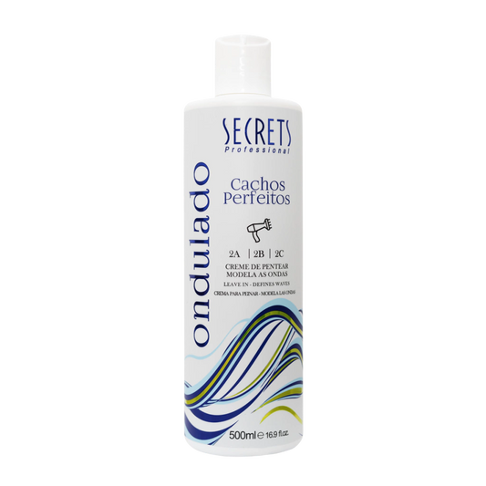 Creme de Pentear Ondulado 500ml Cachos Perfeitos - Secrets Professional
