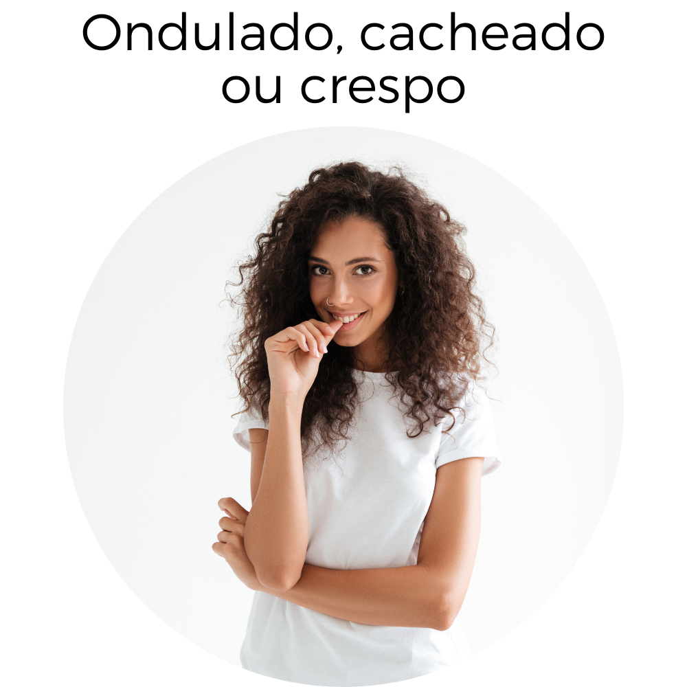 Ondulado, cacheado ou crespo