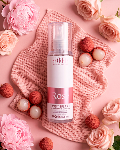 Kit 2 Body Splash Rosé & Flores 200ml – Secrets Professional