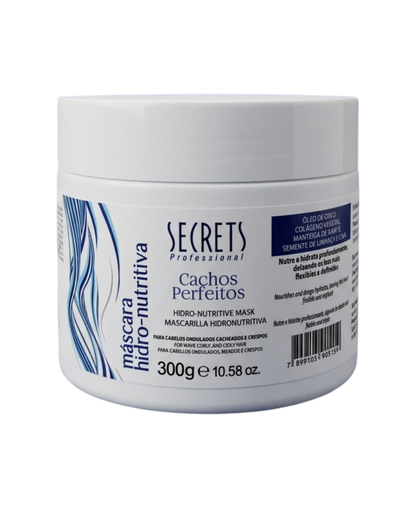 Máscara Hidro-Nutritiva 300ml Cachos Perfeitos - Secrets Professional
