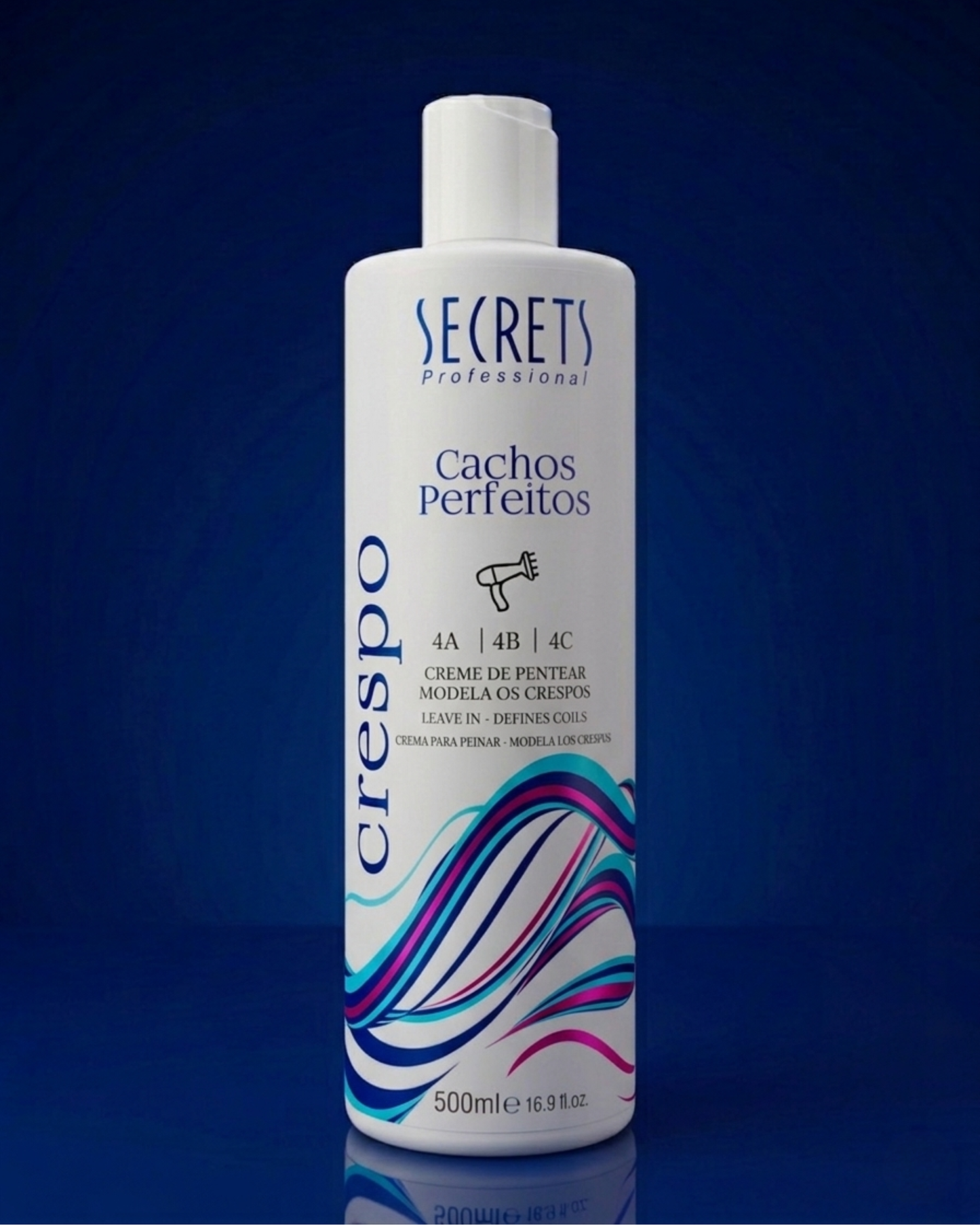 Creme de Pentear Crespo 500ml Cachos Perfeitos - Secrets Professional