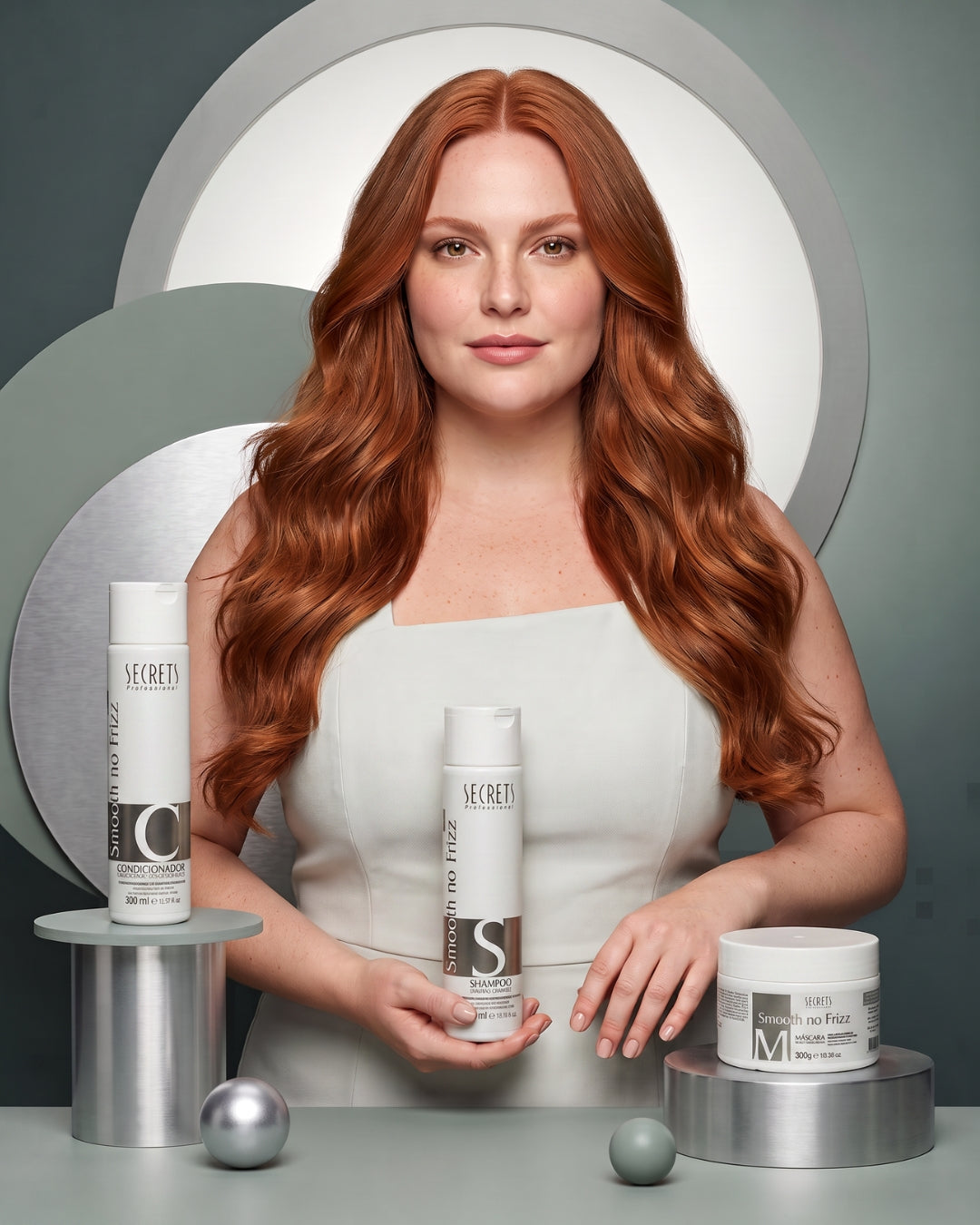 Kit Smooth no frizz - Shampoo, Condicionador e Máscara - Secrets Professional