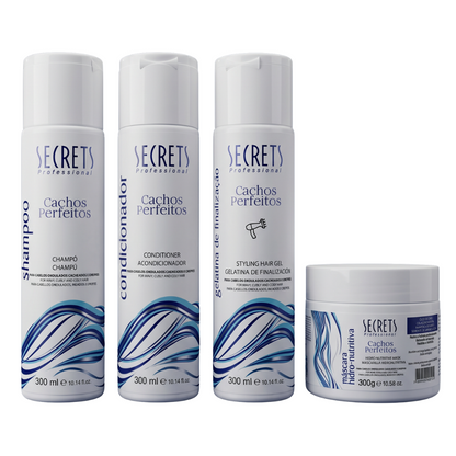 Kit Nutrição & Forma Cachos Perfeitos - Secrets Professional