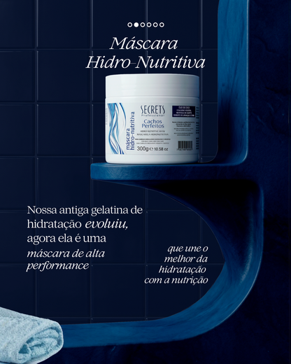 Máscara Hidro-Nutritiva 300ml Cachos Perfeitos - Secrets Professional