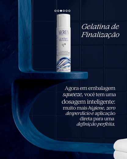 Gelatina de Finalização 300ml Cachos Perfeitos - Secrets Professional
