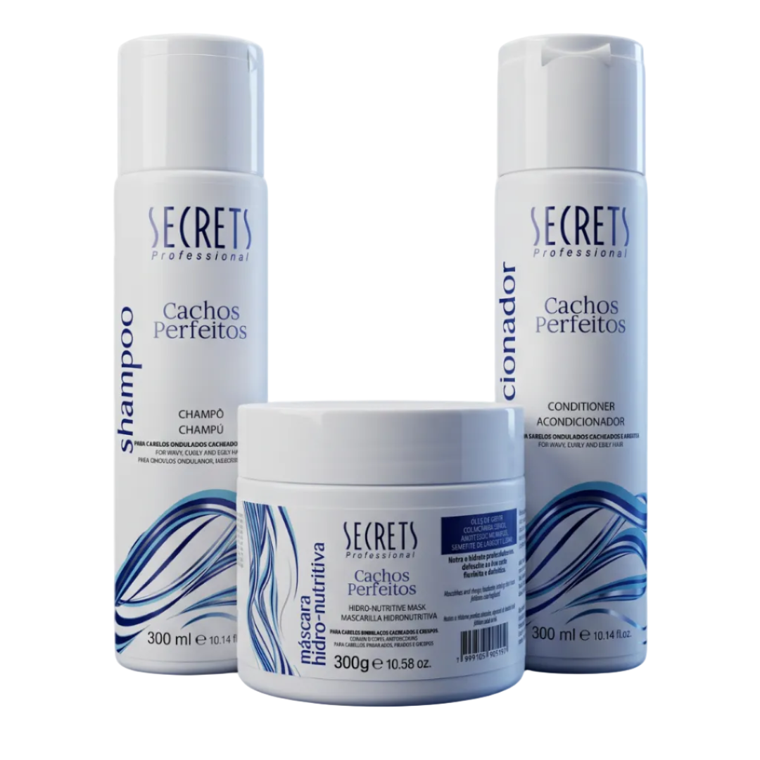 Kit Essencial Cachos Perfeitos - Secrets Professional