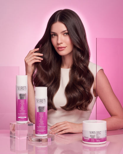 Kit BB Hair - Shampoo, Condicionador e Máscara - Secrets Professional