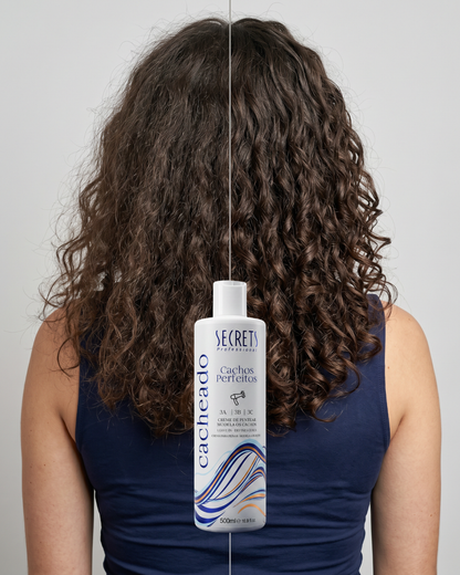 Creme de Pentear Cacheado 500ml Cachos Perfeitos - Secrets Professional