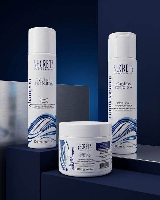 Kit Essencial Cachos Perfeitos - Secrets Professional