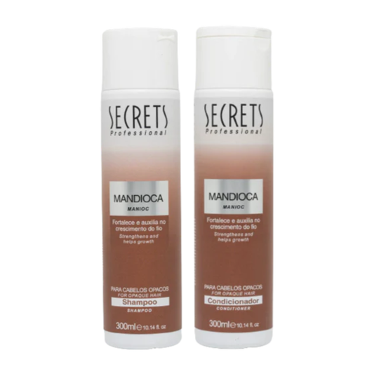 Kit Shampoo e Condicionador Mandioca - Secrets Professional
