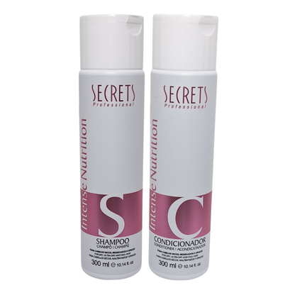 Kit Shampoo e Condicionador Intense Nutrition 300ml - Secrets Professional