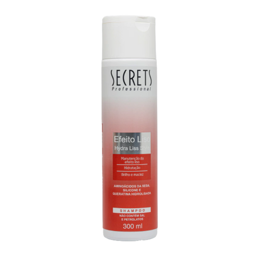 Shampoo 300ml Efeito Liso - Secrets Professional