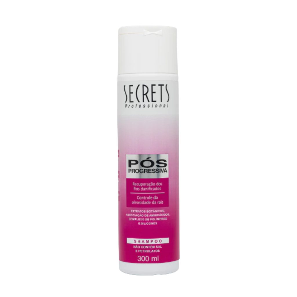 Shampoo 300ml Pós-Progressiva - Secrets Professional