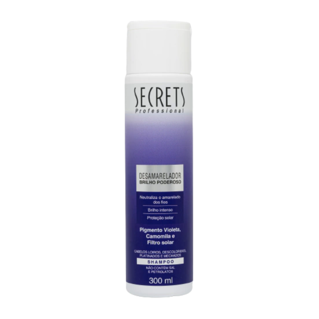 Shampoo 300ml Desamarelador - Secrets Professional