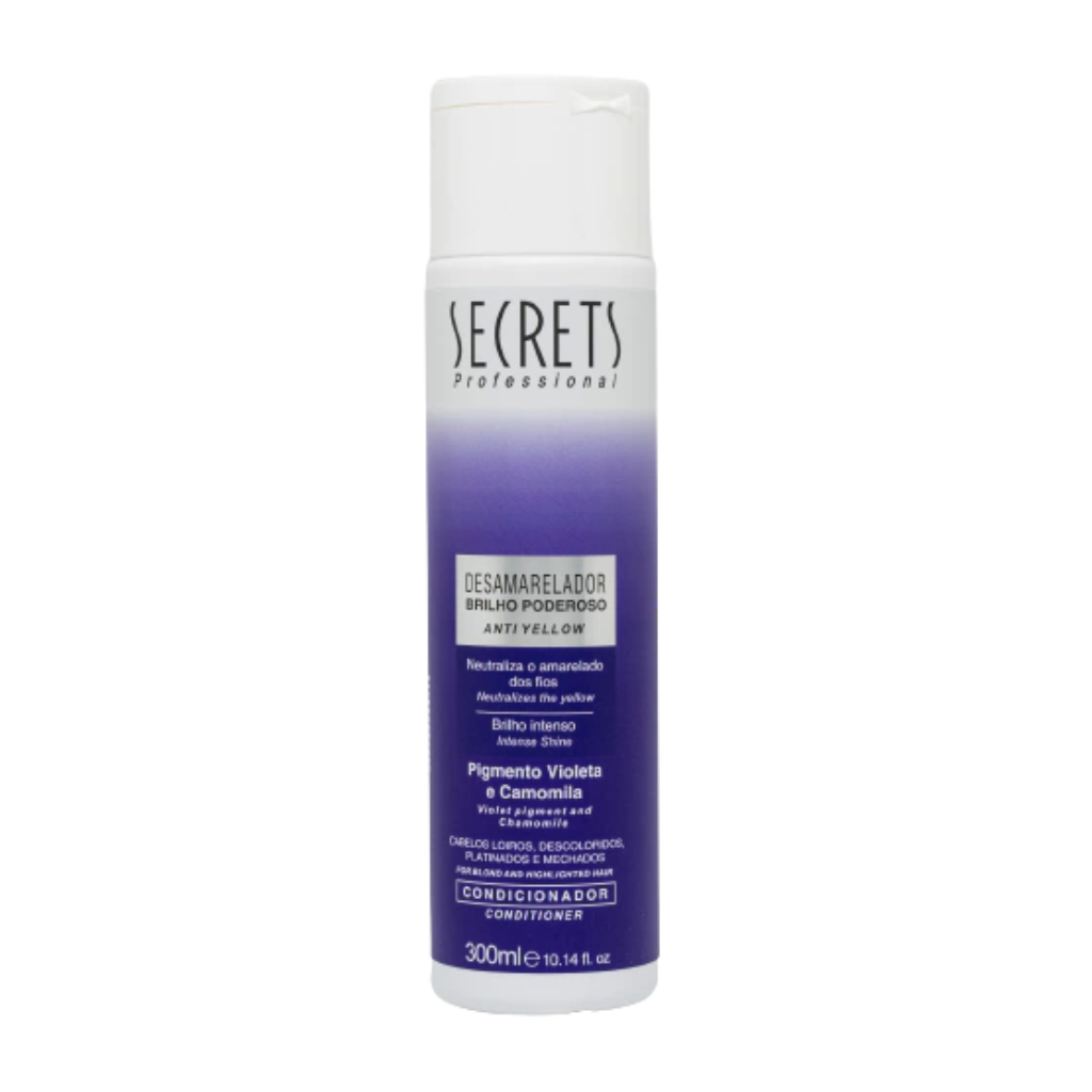 Condicionador 300ml Desamarelador - Secrets Professional