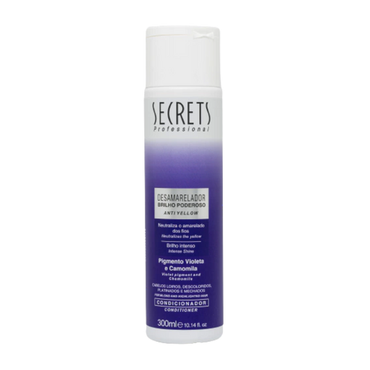 Condicionador 300ml Desamarelador - Secrets Professional