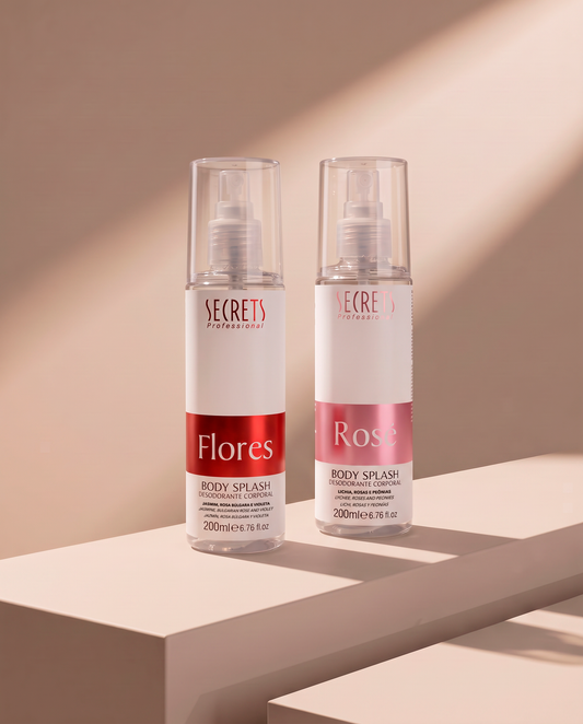 Kit 2 Body Splash Rosé & Flores 200ml – Secrets Professional