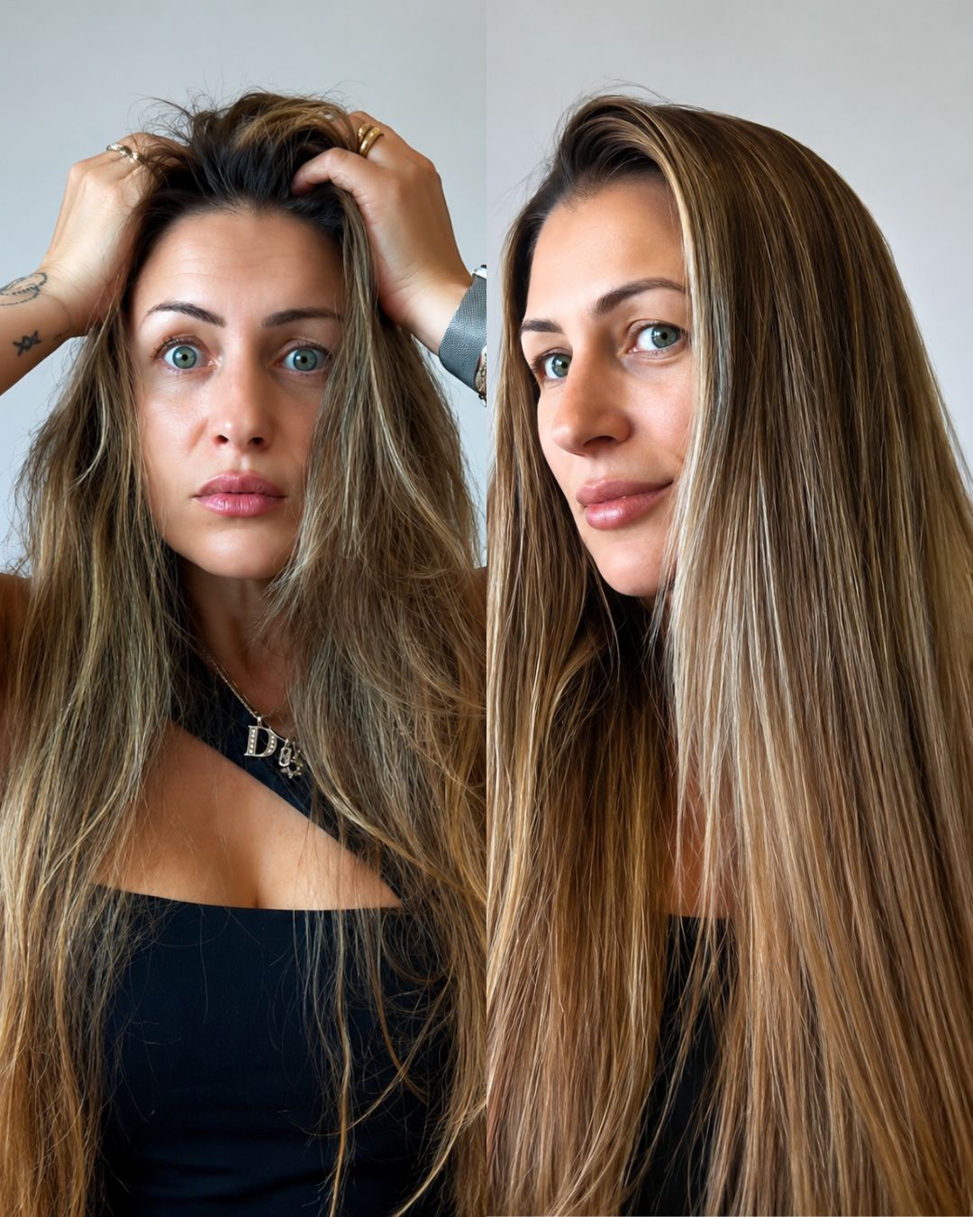 Kit Completo Efeito Liso - Shampoo, Condicionador, Máscara e Leave-in - Secrets Professional