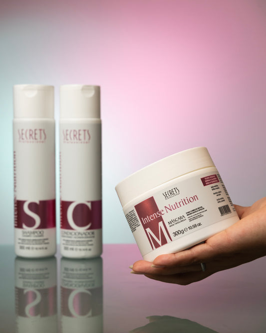 Kit Intense Nutrition - Shampoo, Condicionador e Máscara - Secrets Professional