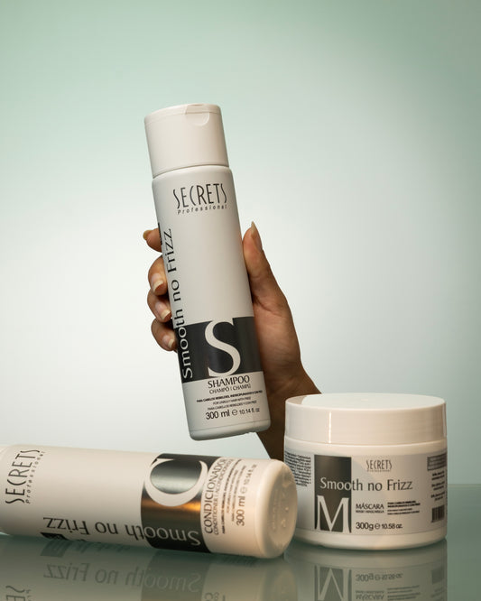 Kit Smooth no frizz - Shampoo, Condicionador e Máscara - Secrets Professional
