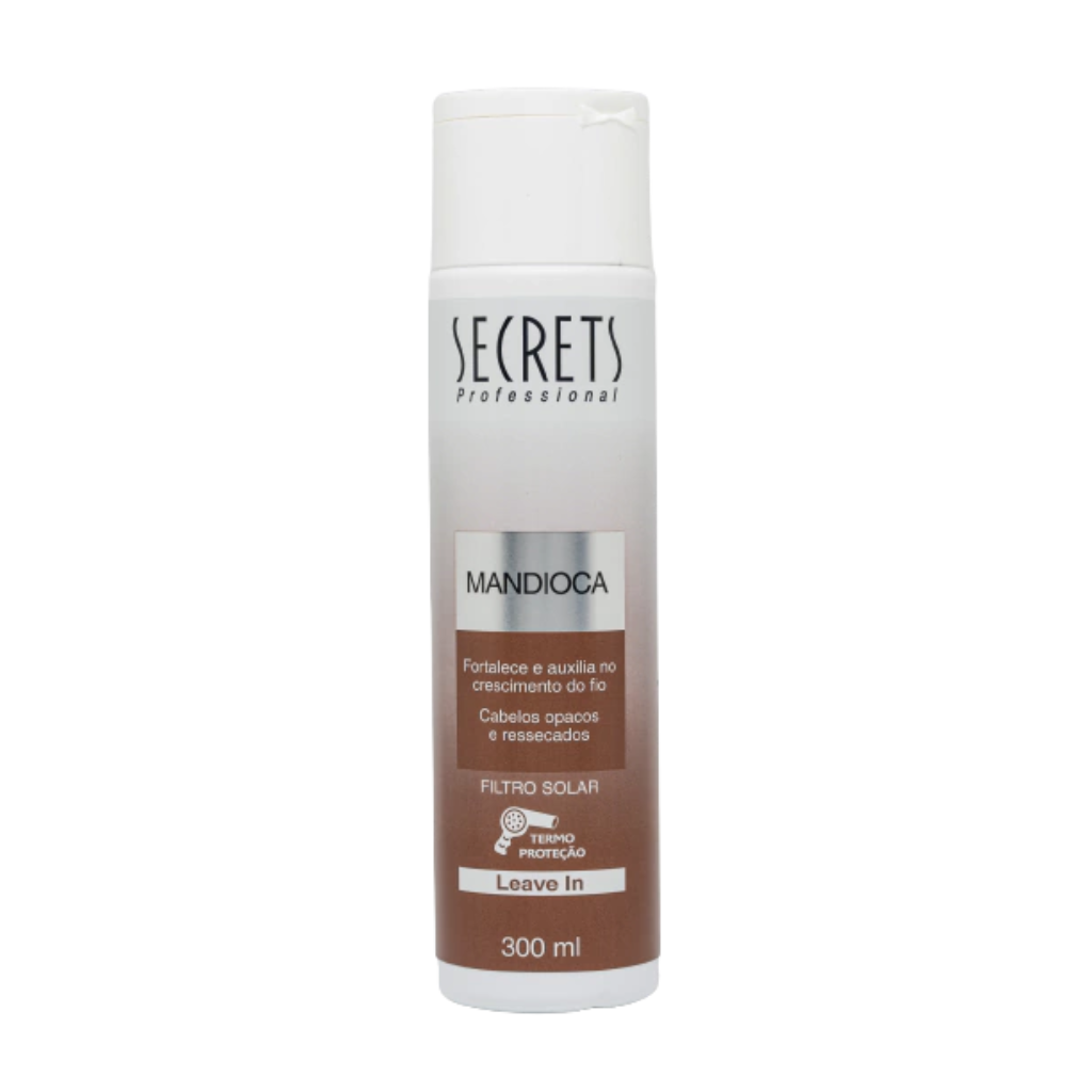 Leave-in 300ml Mandioca - Secrets Professional