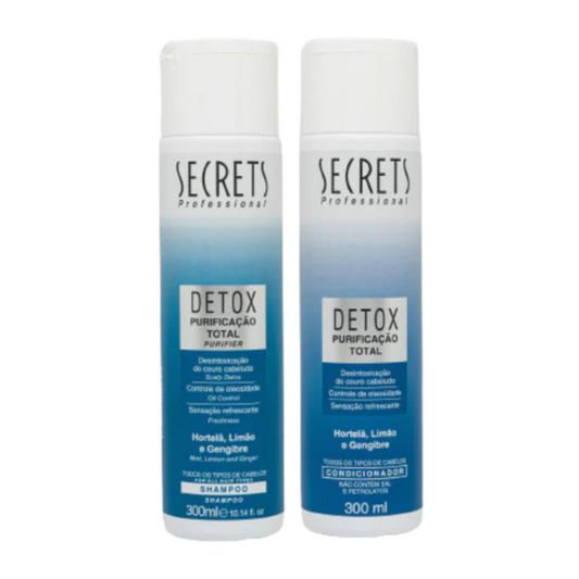Kit Detox - Shampoo e Condicionador - Secrets Professional