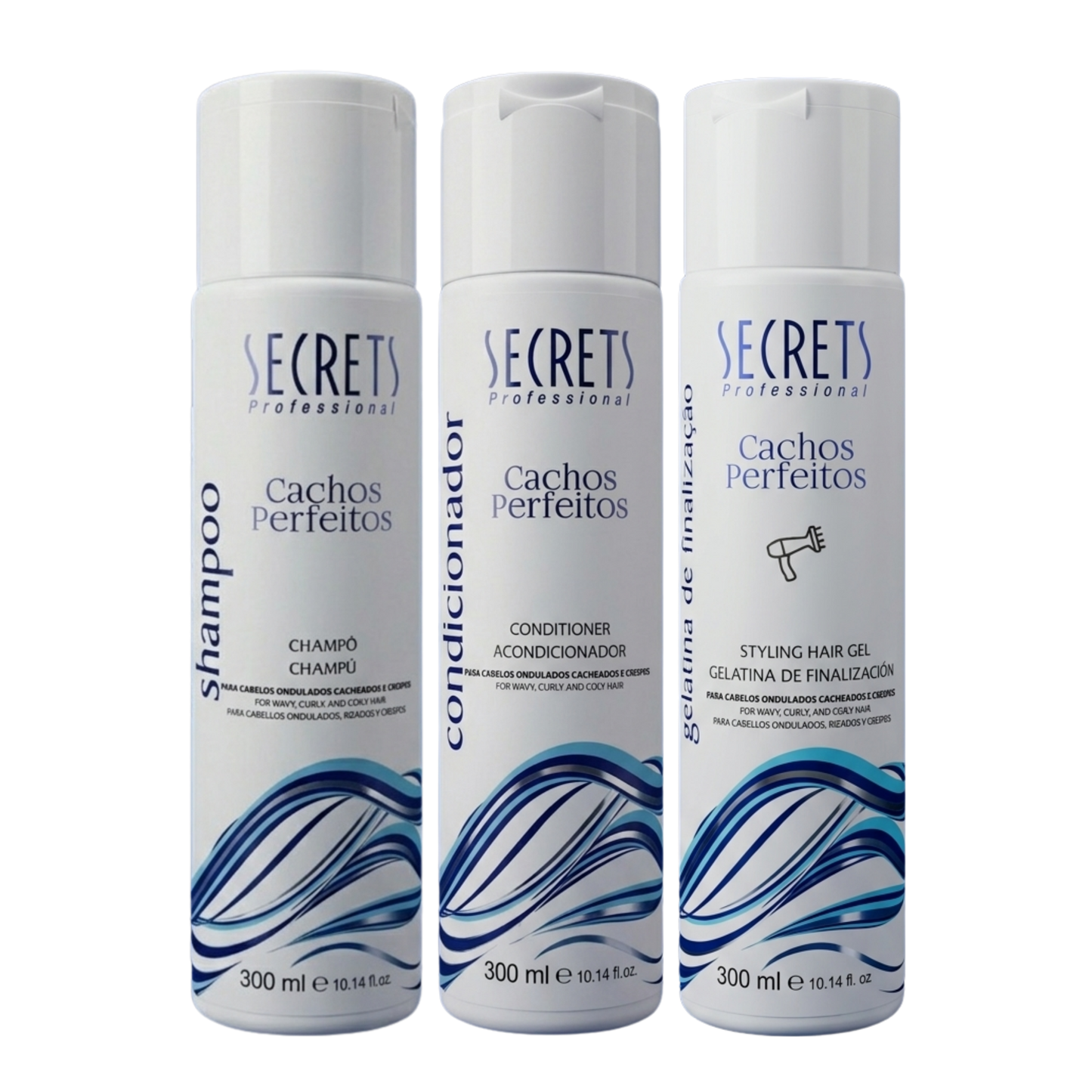 Kit Básico Cachos Perfeitos - Secrets Professional