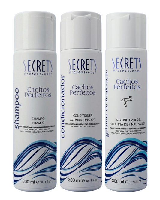 Kit Básico Cachos Perfeitos - Secrets Professional