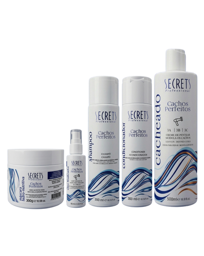 Kit Cronograma de Definição Cachos Perfeitos 3ABC - Secrets Professional