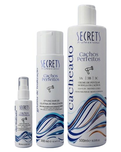 Kit Finalização Cachos Perfeitos 2ABC - Secrets Professional