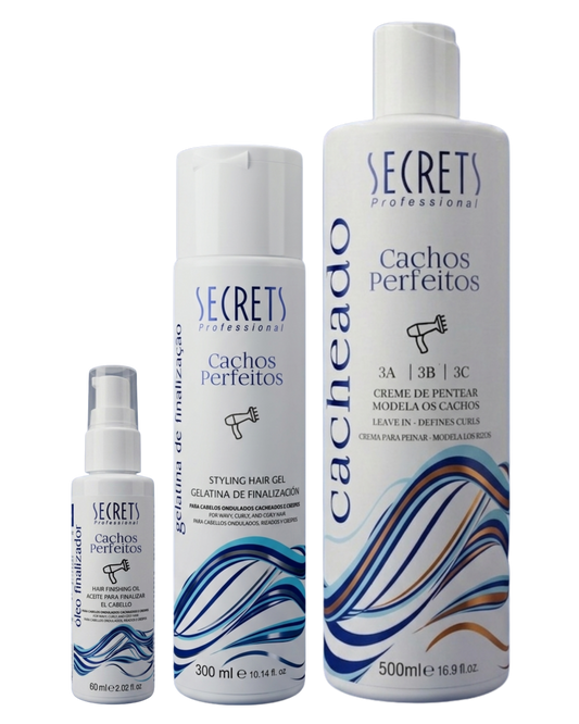 Kit Finalização Cachos Perfeitos 2ABC - Secrets Professional