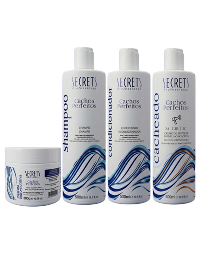 Kit Cuidado Diário Cachos Perfeitos - Secrets Professional