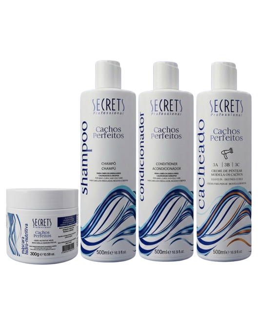 Kit Cuidado Diário Cachos Perfeitos - Secrets Professional
