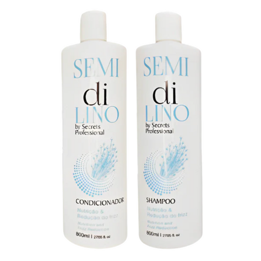 Kit Semi di Lino - Shampoo e Condicionador - Secrets Professional