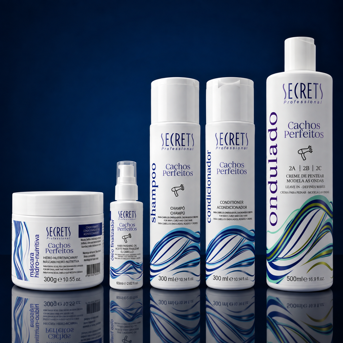 Kit Cronograma de Definição Cachos Perfeitos 2ABC - Secrets Professional