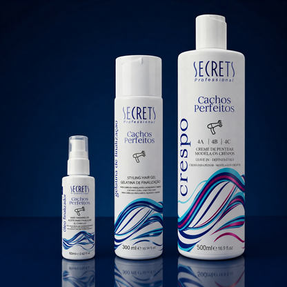 Kit Finalização Cachos Perfeitos 4ABC - Secrets Professional