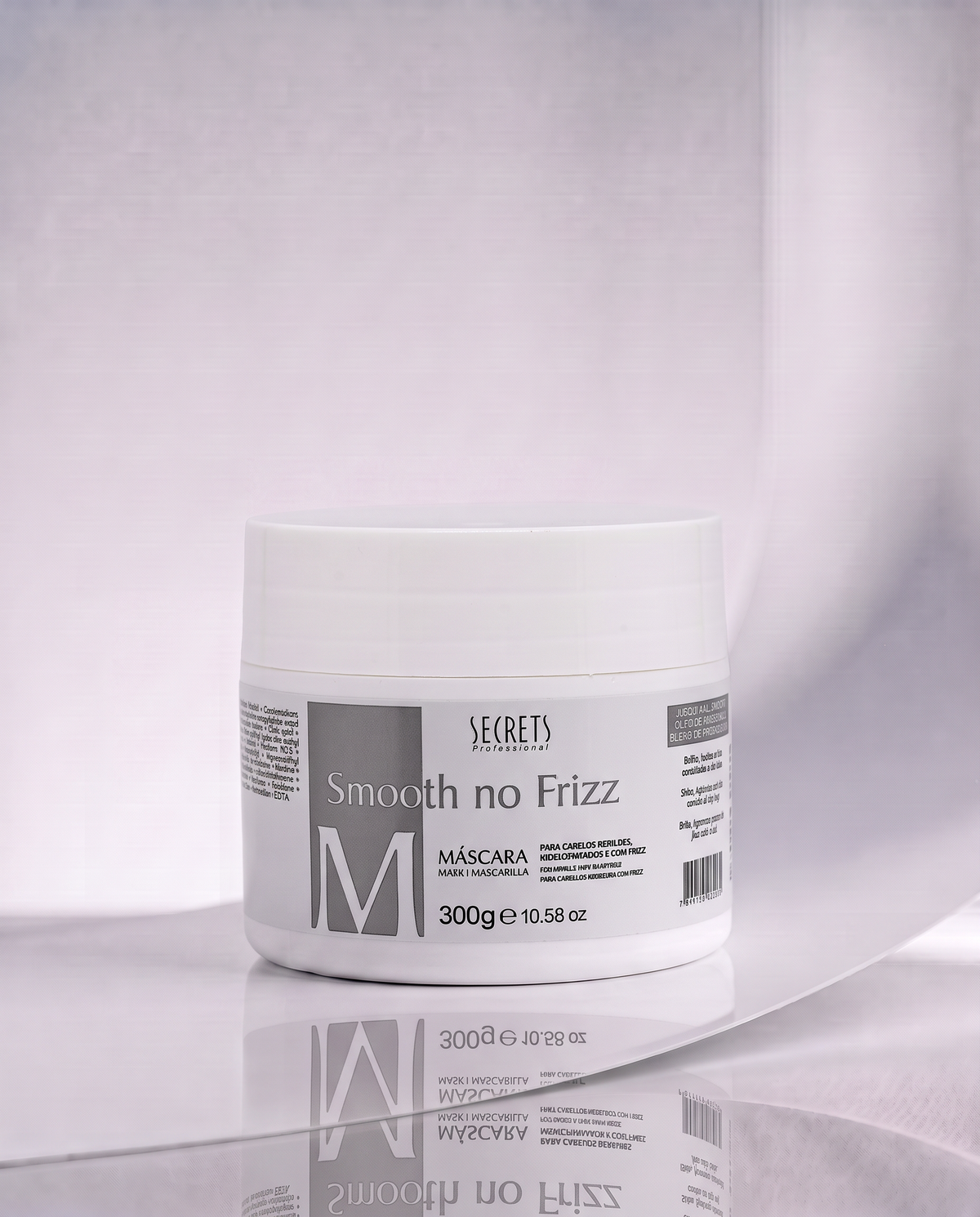 Máscara Capilar 300g Smooth no frizz - Secrets Professional