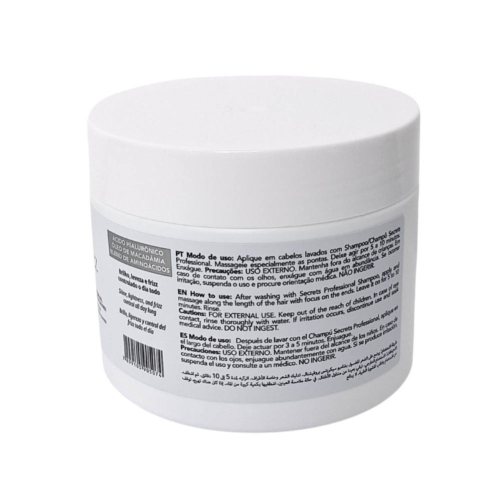 Máscara Capilar 300g Smooth no frizz - Secrets Professional